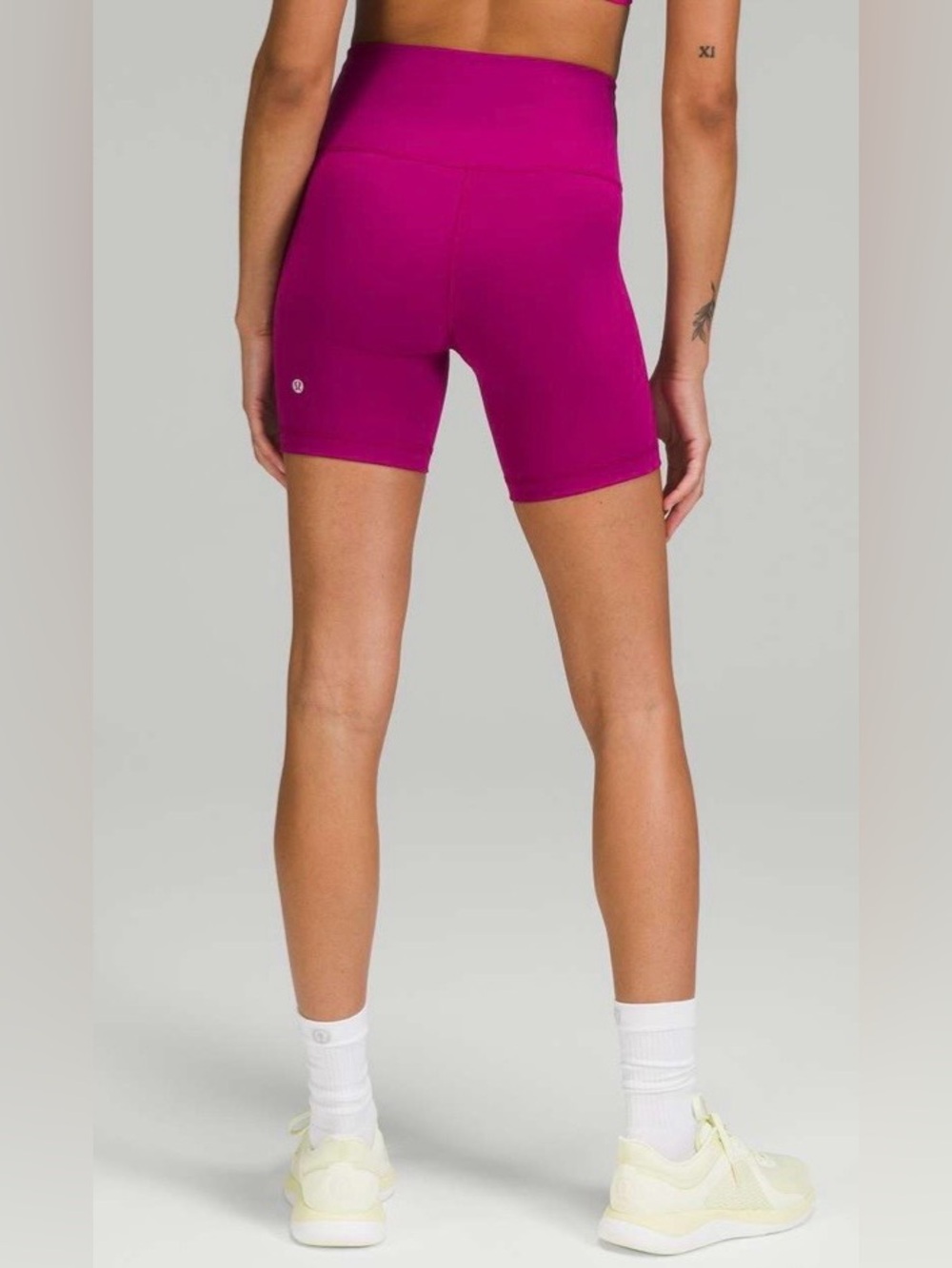 Lululemon NWT Wunder Train High Rise 6” Shorts Magenta Purple Size 10